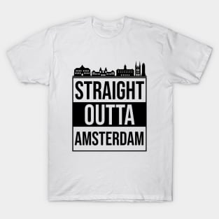 Straight Outta Amsterdam, Holland T-Shirt